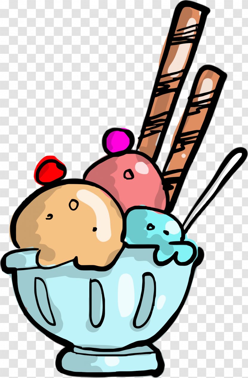 Clip Art Vector Graphics Openclipart Free Content Drawing - Food - Vanilla Ice Cream Transparent PNG