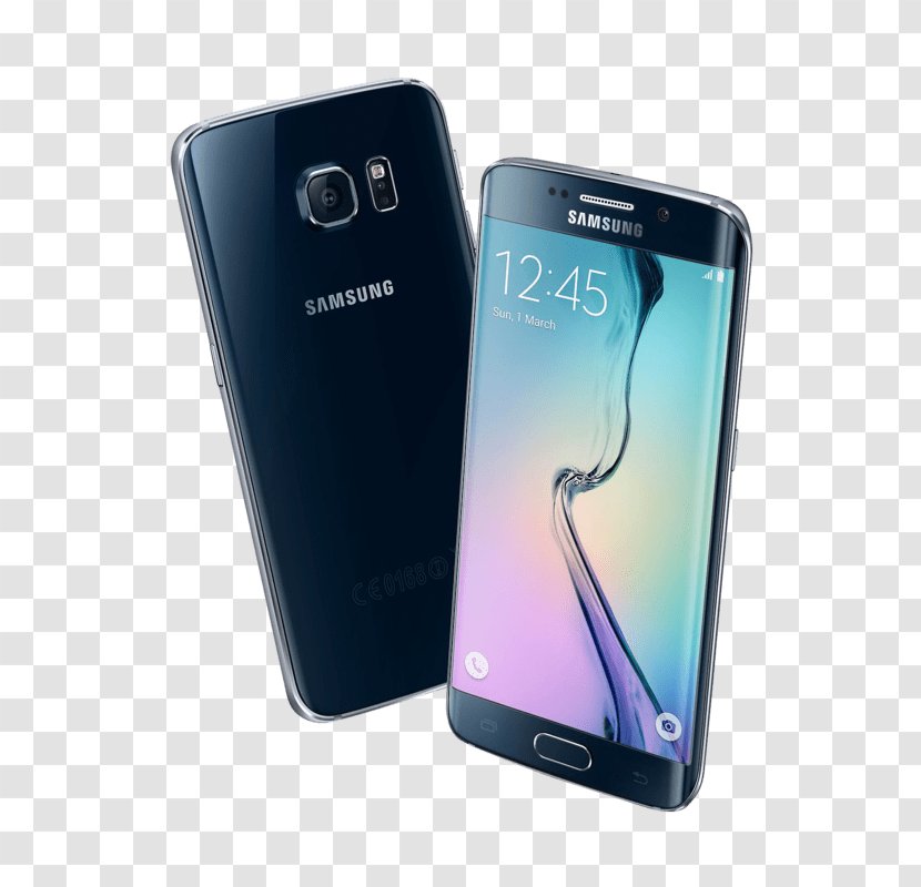 Samsung Galaxy S6 Edge S Plus Telephone Smartphone - Communication Device Transparent PNG