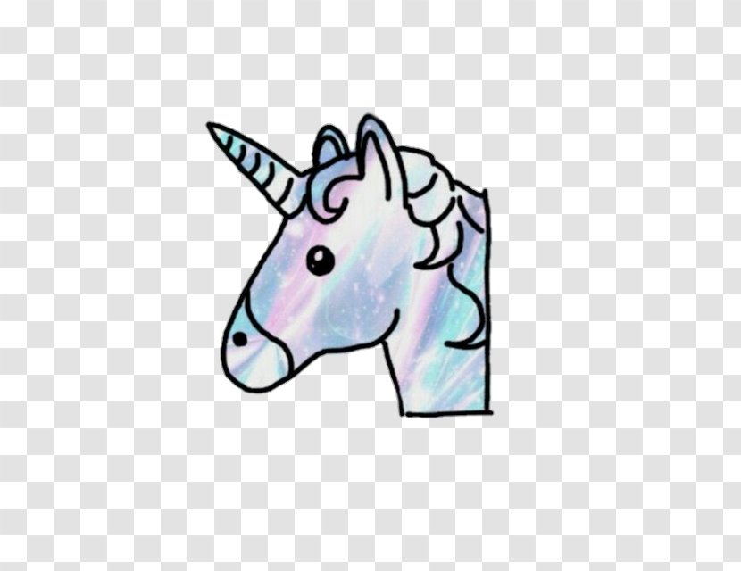 Unicorn Emoji Legendary Creature IPhone White Horse - Pack Animal Transparent PNG