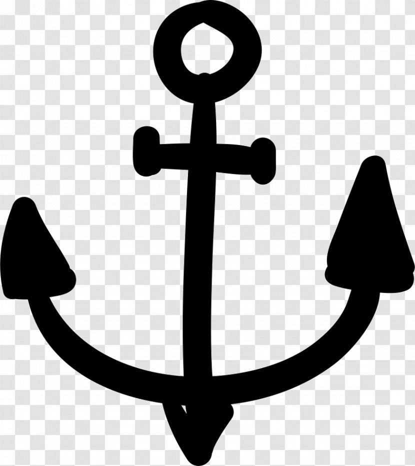 Royalty-free - Black And White - Anchor Transparent PNG