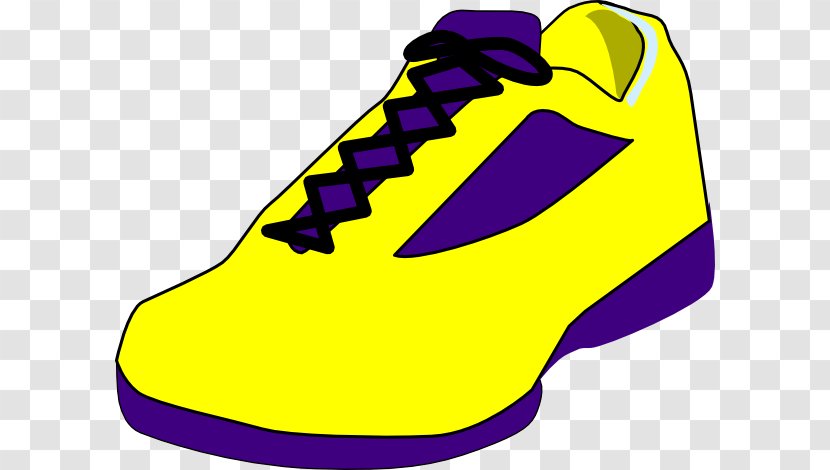Pointe Shoe Sneakers Clip Art - Royaltyfree - Yellow Shoes Transparent PNG