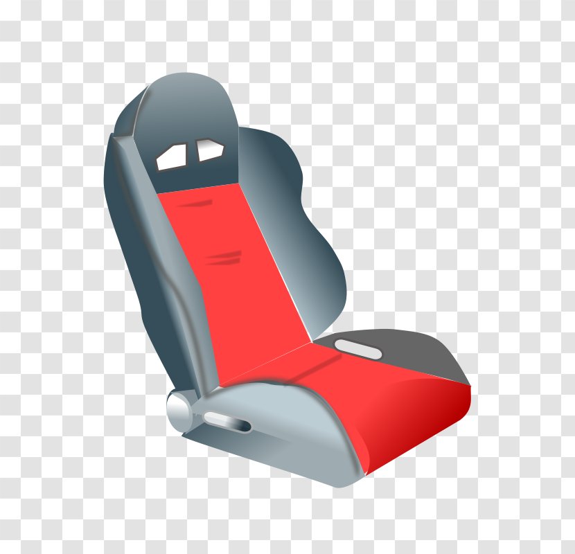 Car Child Safety Seat Clip Art - Red Cartoon Transparent PNG