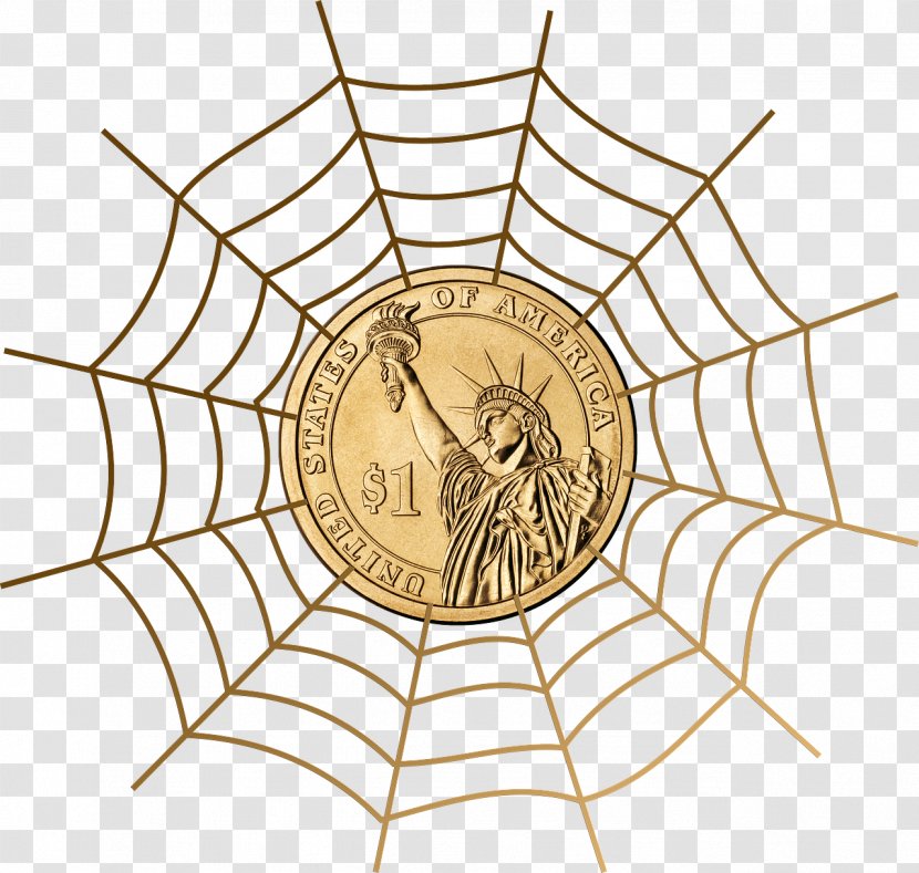 Spider Web Clip Art - Dollar Transparent PNG