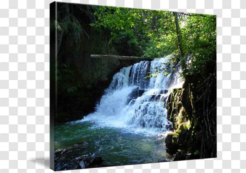 Water Resources Waterfall Nature Reserve Gallery Wrap Story - Middle Falls Transparent PNG