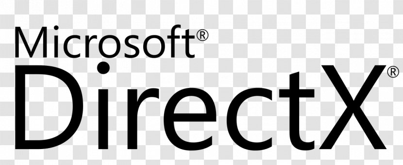 DirectX 12 Microsoft Installation Application Programming Interface - Black And White Transparent PNG