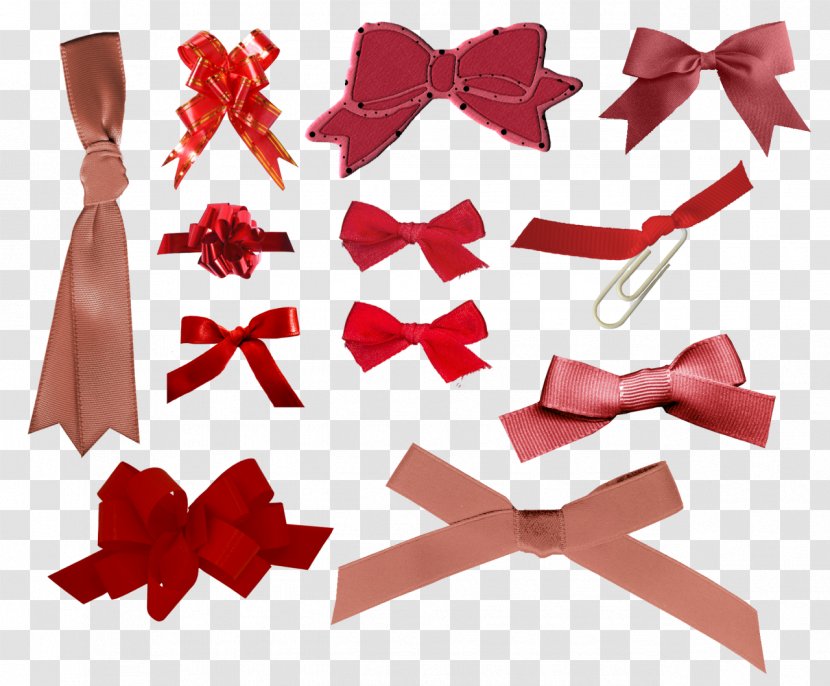 Wedding Clip Art - Ribbon - Pretty Red Bow Tie Transparent PNG