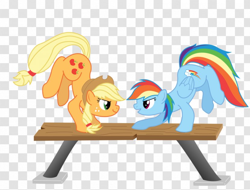 Rainbow Dash Applejack Rarity Pinkie Pie Fluttershy - My Little Pony Transparent PNG