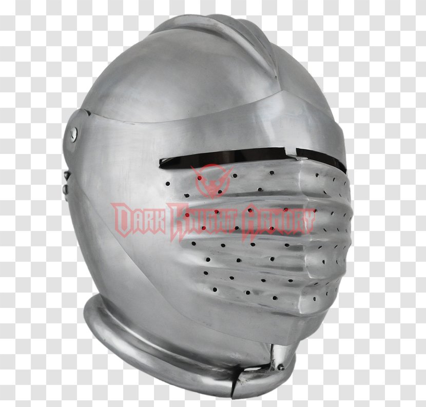 Close Helmet Armet Knight Horned - Headgear Transparent PNG