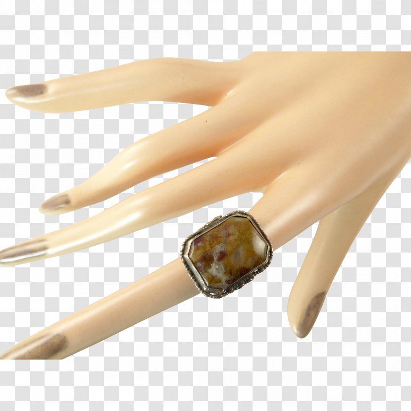 Wedding Ring Hand Model Nail Art Transparent PNG