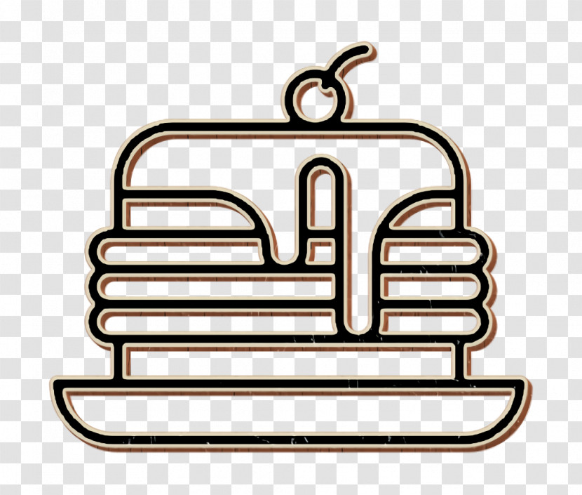 Food Icon Fast Food Icon Pancakes Icon Transparent PNG