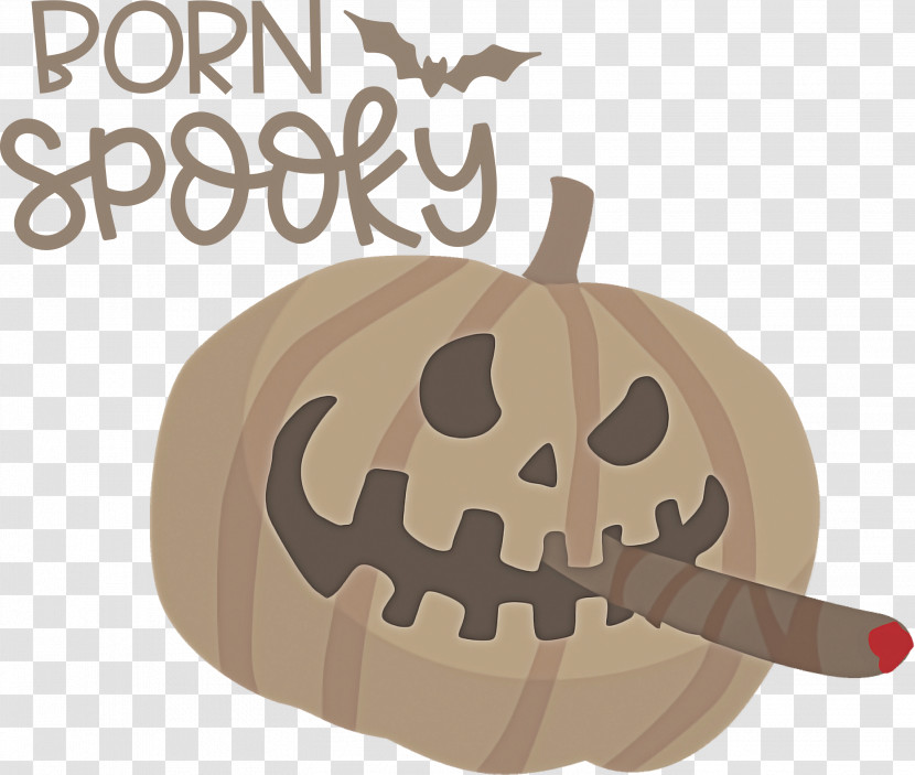 Spooky Pumpkin Halloween Transparent PNG