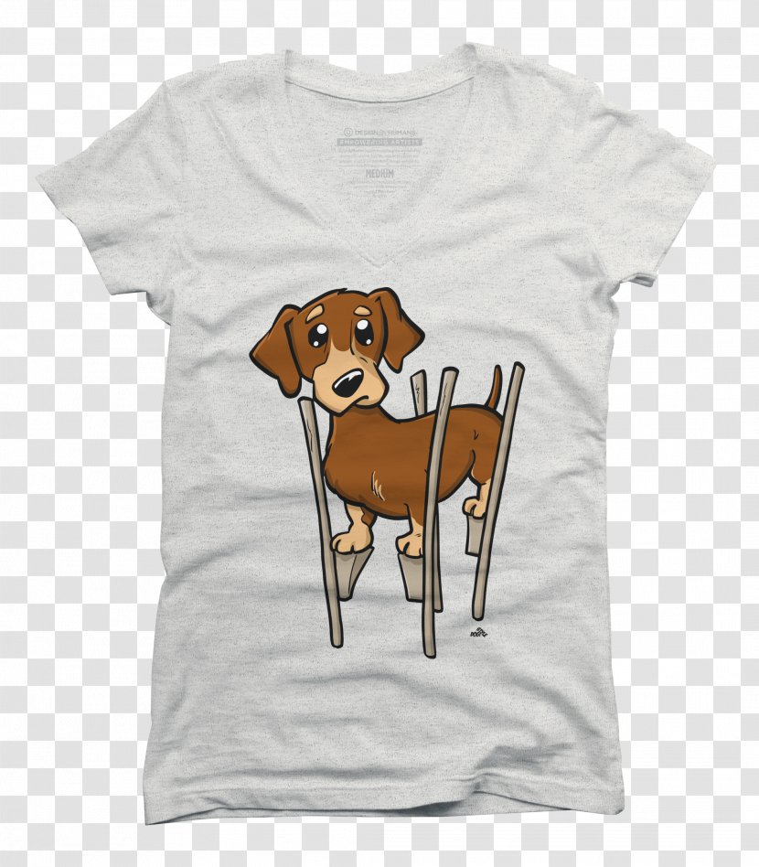 Dachshund T-shirt Puppy Dalmatian Dog Boston Terrier - Like Mammal Transparent PNG