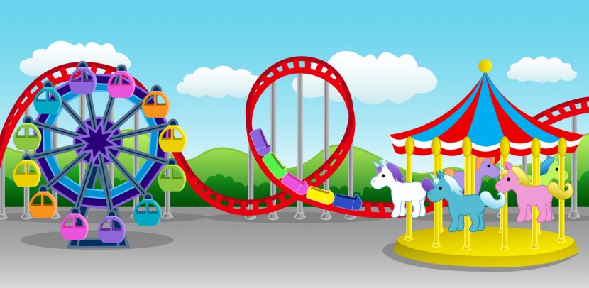 Carowinds Amusement Park Water Clip Art - Story Setting Cliparts Transparent PNG