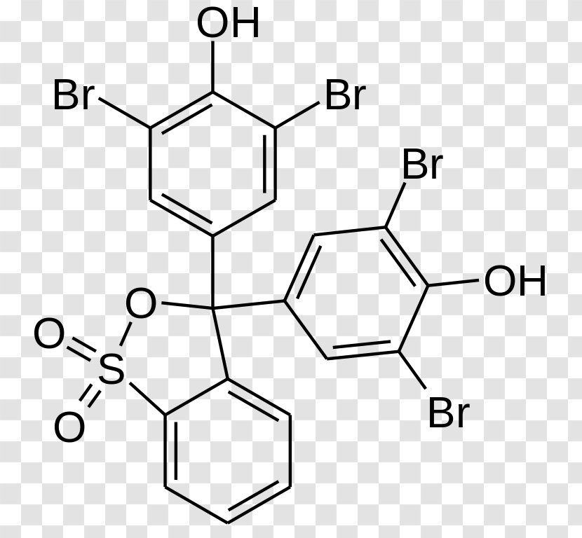 Bromophenol Blue Chemistry Chemical Substance Molecule Formula - Tree - Fellow Of The Royal Society Transparent PNG