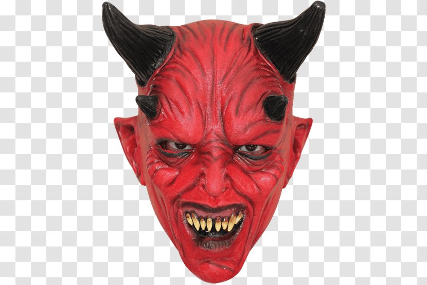 Devil Mask Halloween Costume Child - Evil Transparent PNG