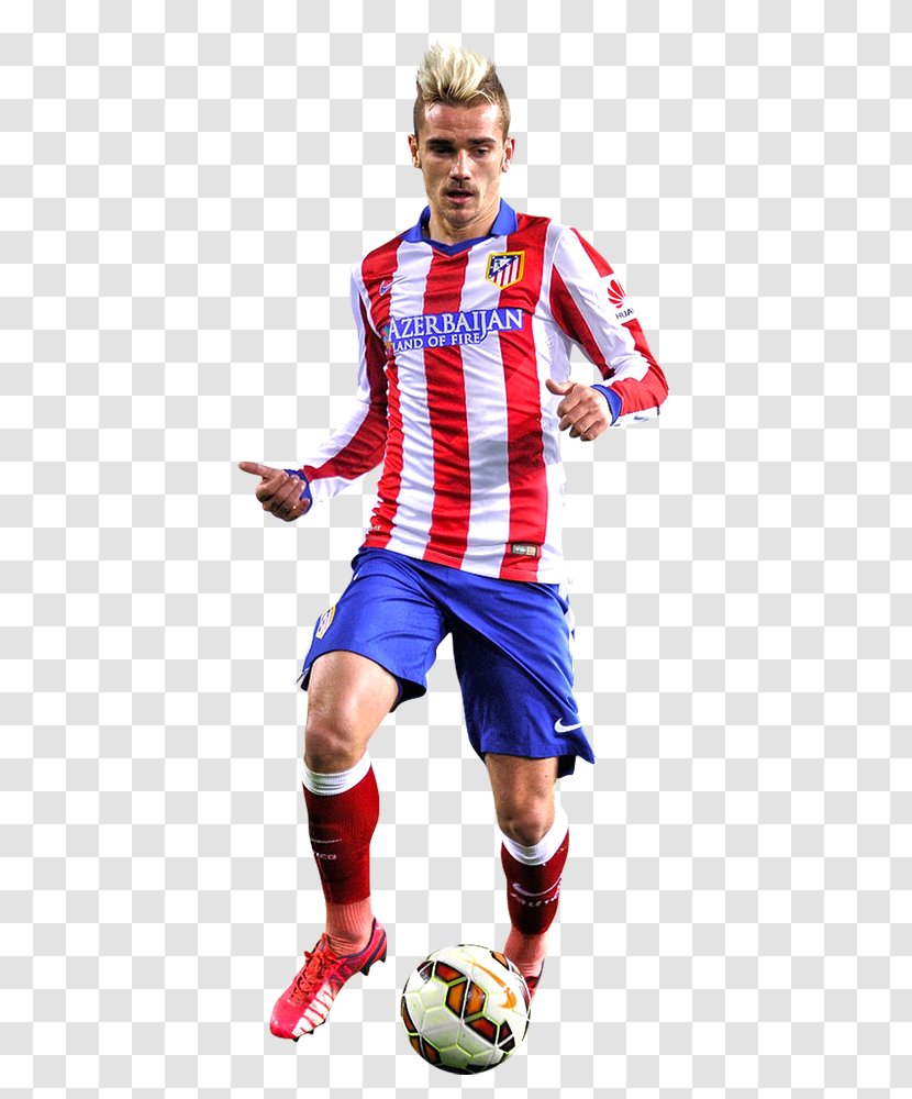 Antoine Griezmann Atlético Madrid Jersey Football Sport - Shoe Transparent PNG