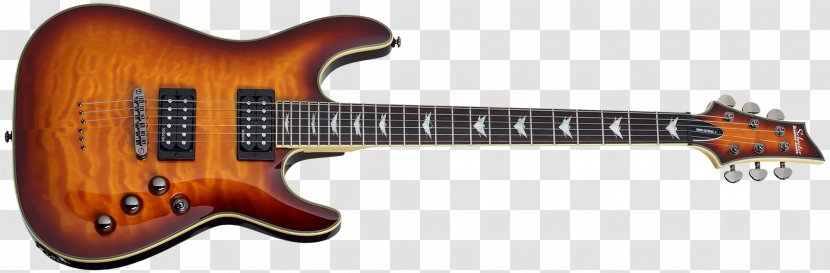 Fender Stratocaster Schecter Guitar Research Floyd Rose Electric - Accessory - Sunburst Transparent PNG