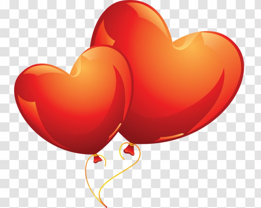 Balloon Heart Clip Art - Love Background Transparent PNG