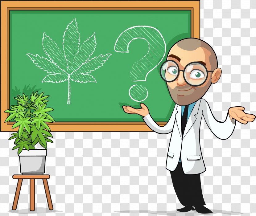 Cannabis Cultivation Clip Art Leafly Medical - Plant - Initiative Cartoon Lab Transparent PNG