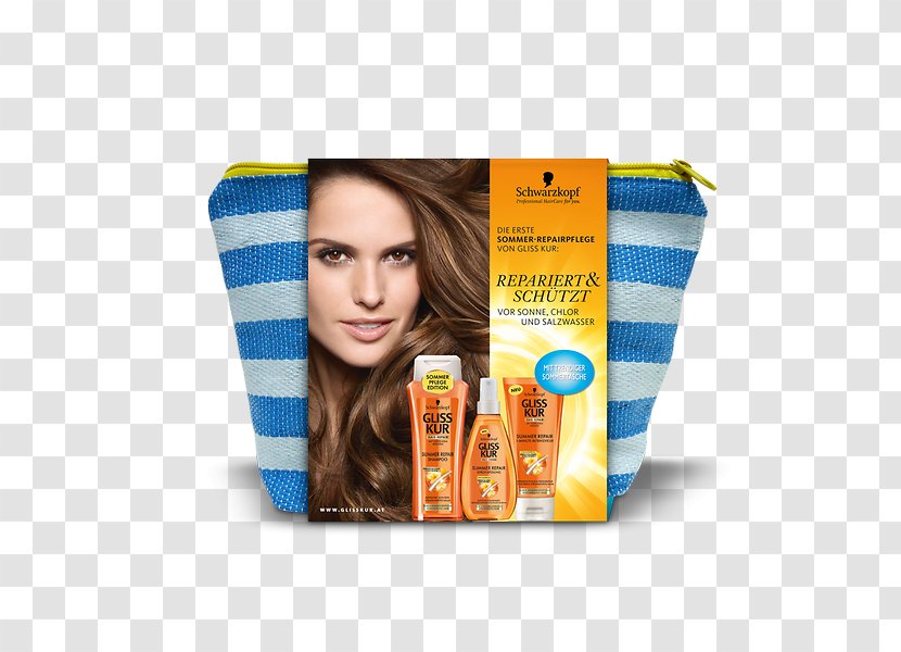 Hair Coloring Schwarzkopf Gliss Ultimate Repair Shampoo Milliliter - Liquid - Summer Bag Transparent PNG