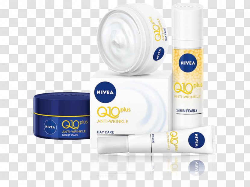 Coenzyme Q10 NIVEA Plus Anti-Wrinkle Day Cream Night - Nivea Antiwrinkle Transparent PNG