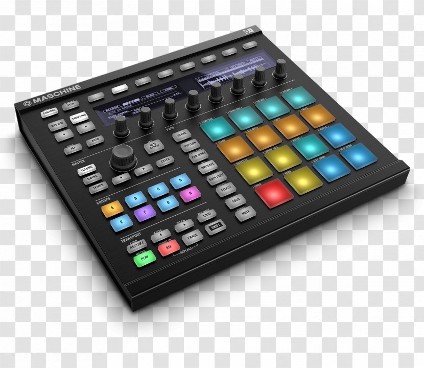 Maschine Native Instruments Musical Software Synthesizer Disc Jockey - Cartoon - Only Products Transparent PNG