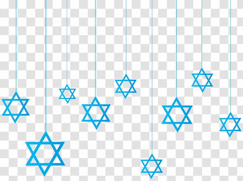 Star Of David Judaism Hexagram Tattoo - White - Clip Art Transparent PNG