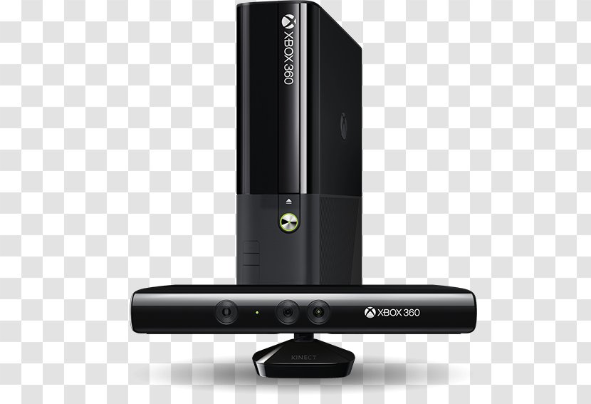 Kinect Adventures! Xbox 360 Black Video Game Consoles - Electronic Device Transparent PNG