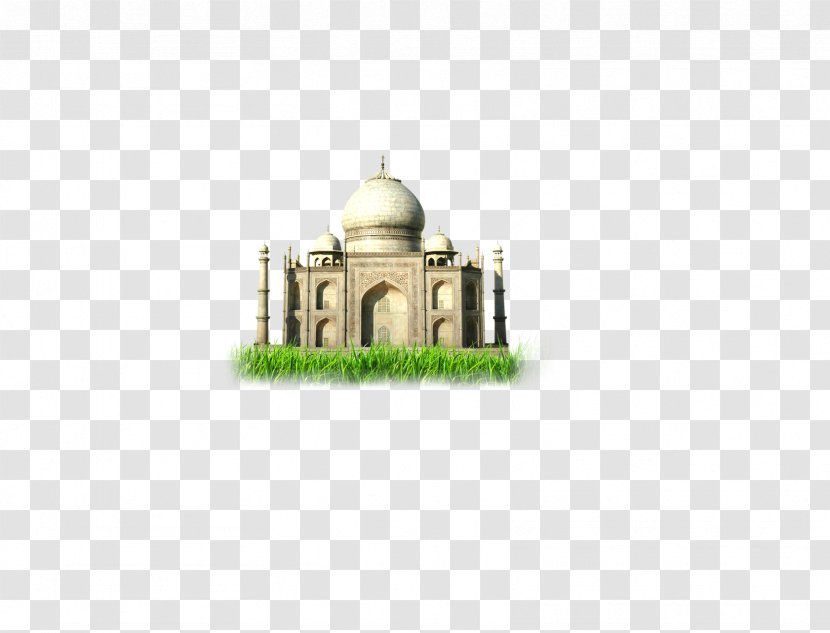 Brand Wallpaper - On The Grass Of Taj Mahal Transparent PNG