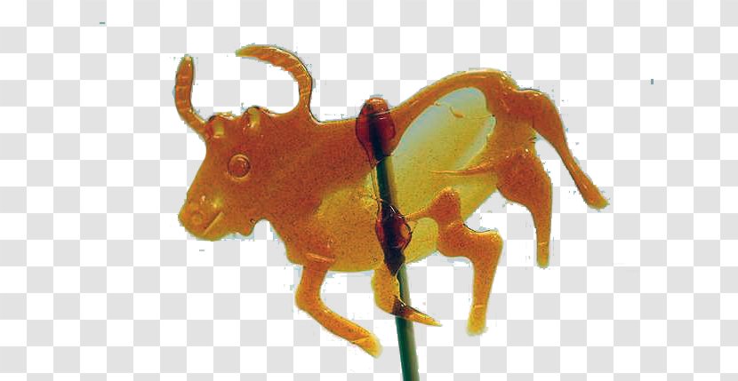 Sugar People Painting - Cow Goat Family - Traditional Transparent PNG