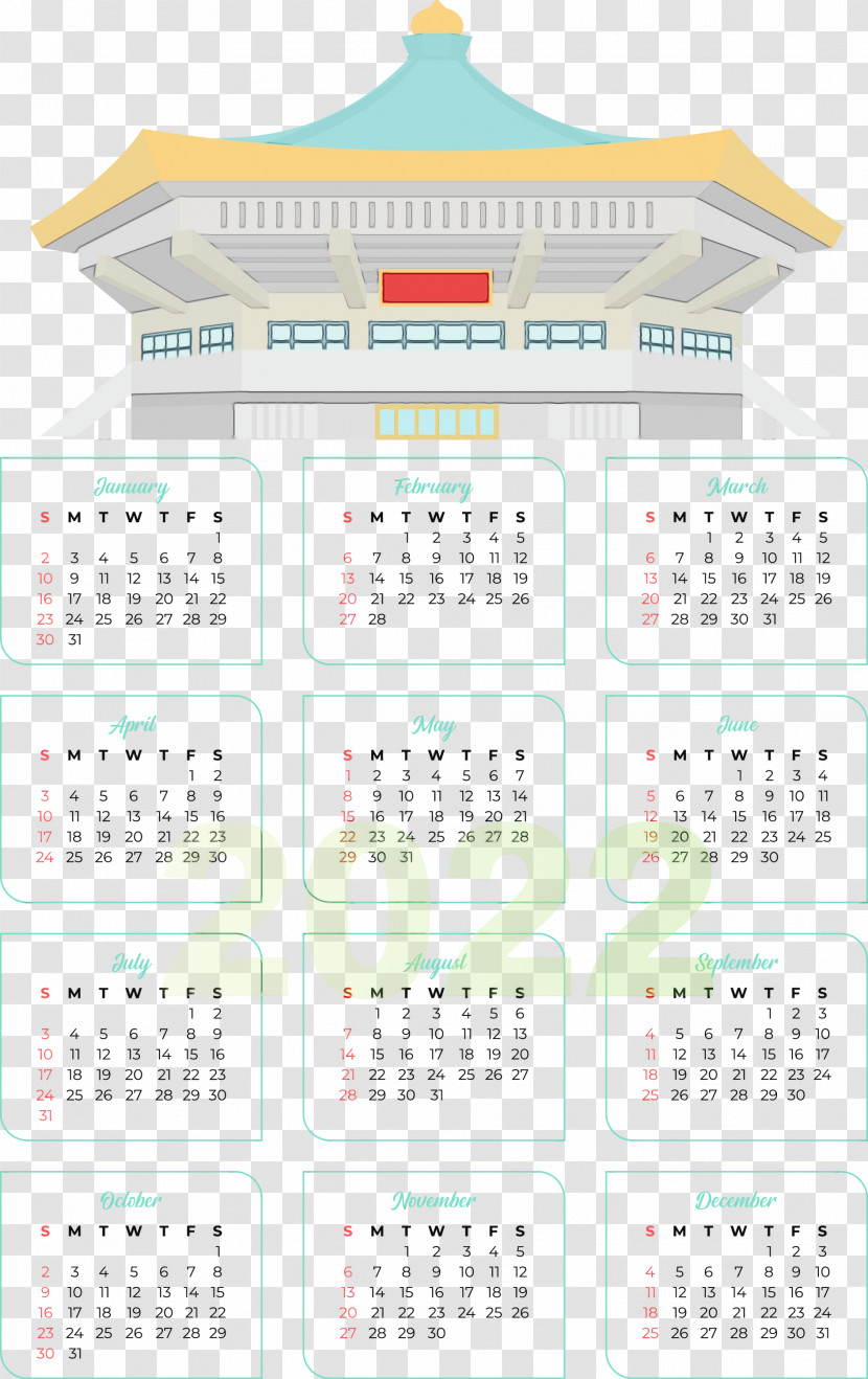 Calendar System 2022 Print Calendar Calendar Month Transparent PNG