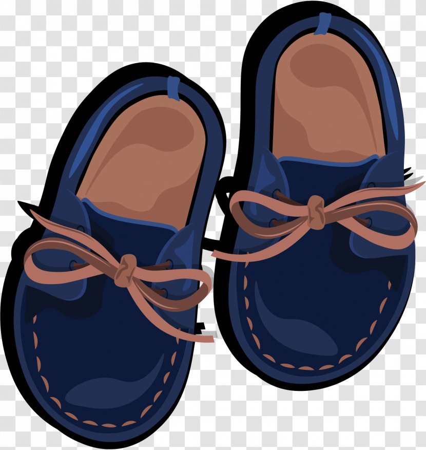 Slipper Shoe Sneakers Euclidean Vector - Walking - Baby Shoes Transparent PNG