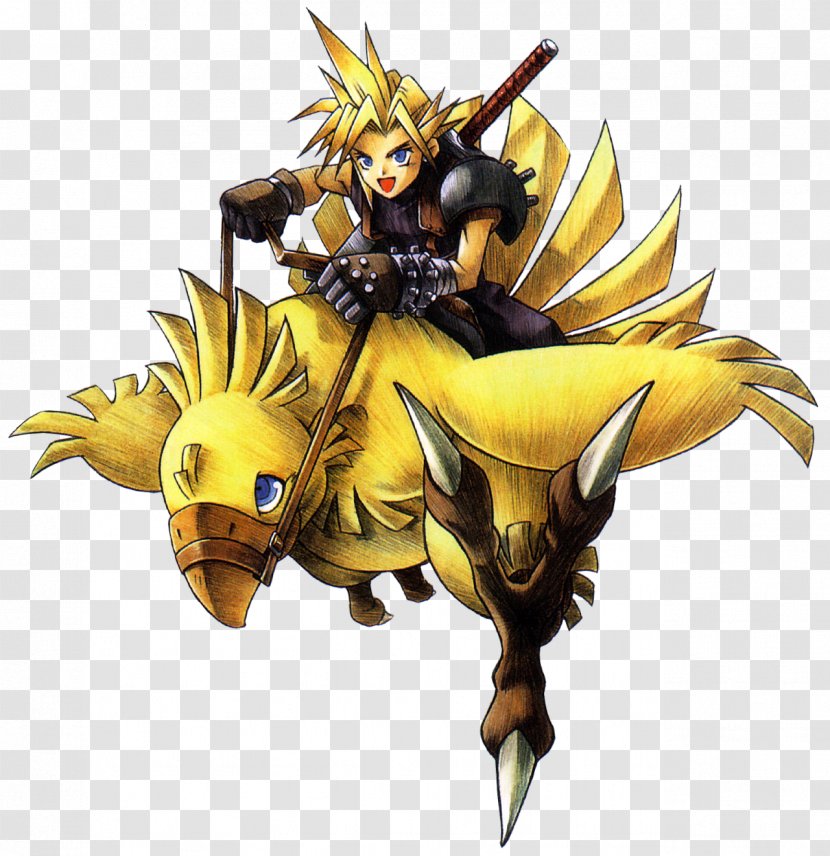 Final Fantasy VII Remake XIV XIII Chocobo Racing - Mythical Creature - Fireball Transparent PNG