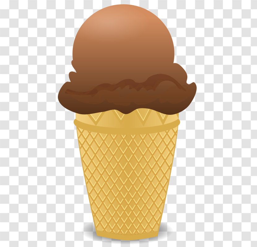 Ice Cream Cones Chocolate Clip Art - Soft Serve - Food Cliparts Sweet Transparent PNG