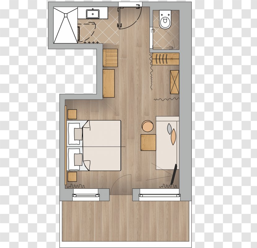 Floor Plan Angle Square - Facade Transparent PNG