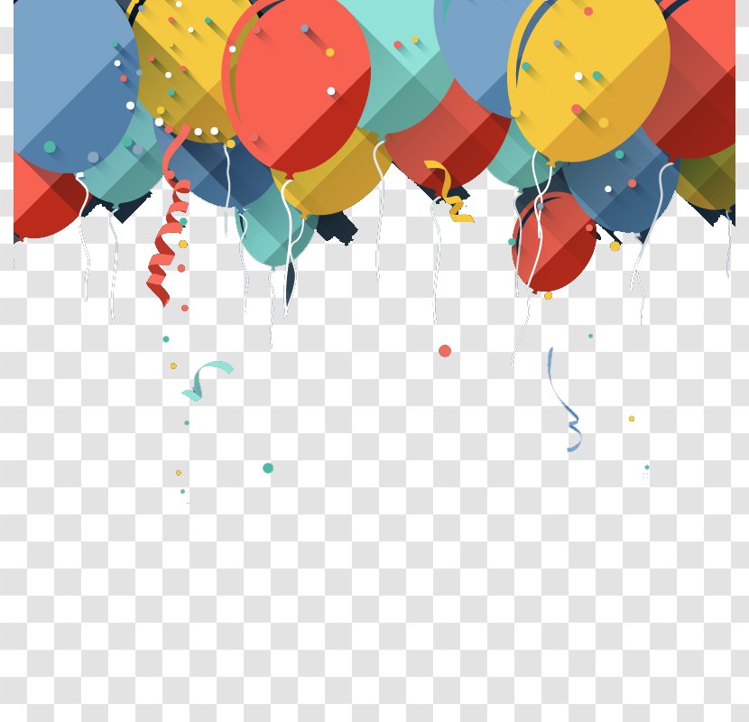 Balloon Birthday Greeting Card Stock Photography - Decoration Background Transparent PNG