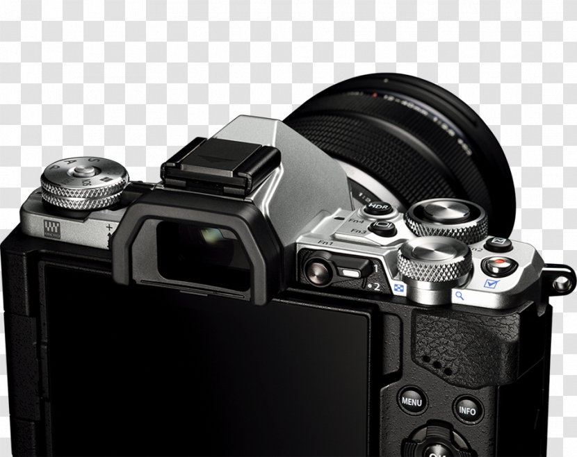 Digital SLR Olympus OM-D E-M5 Camera Micro Four Thirds System - Lens Transparent PNG
