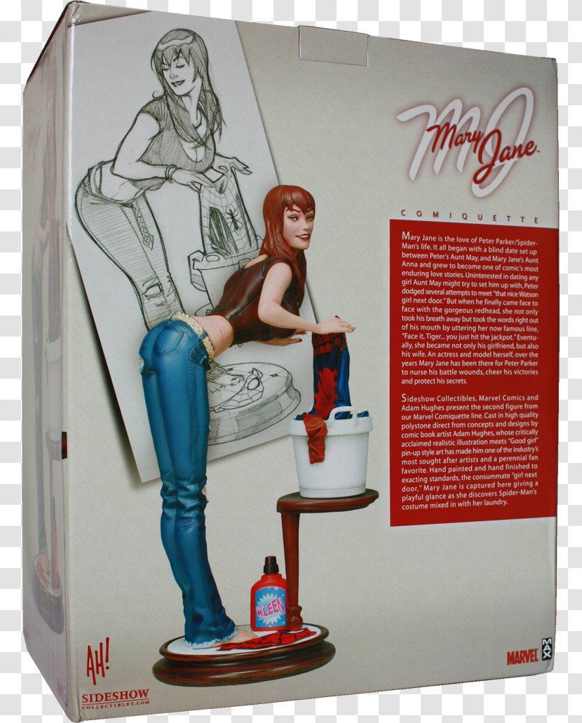 Mary Jane Watson Spider-Man Black Widow Sideshow Collectibles Action & Toy Figures - Sculpture - Spider-man Transparent PNG