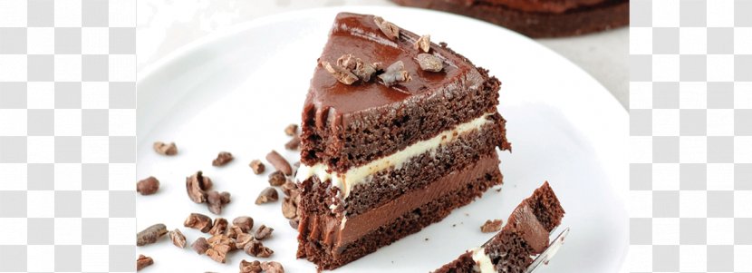 Flourless Chocolate Cake Brownie Sachertorte Prinzregententorte - Baked Goods - Breakfast Transparent PNG