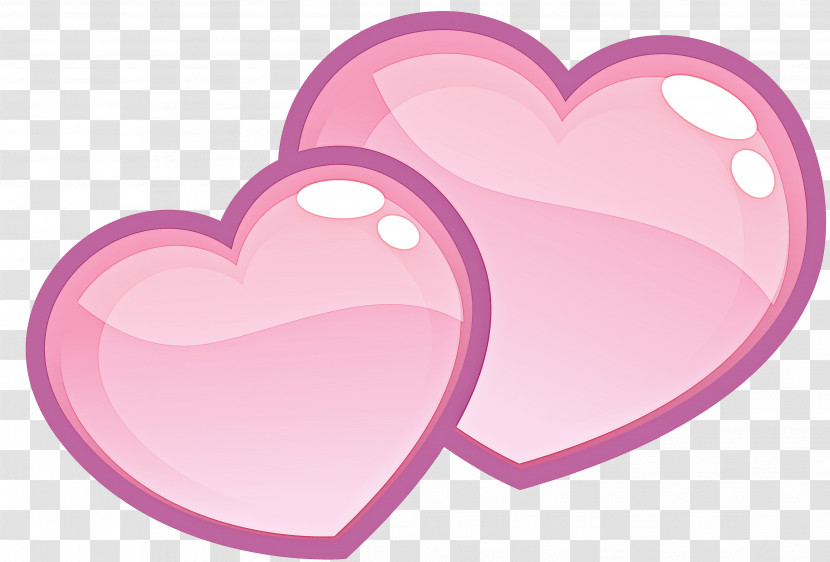 Heart Pink Violet Purple Magenta Transparent PNG