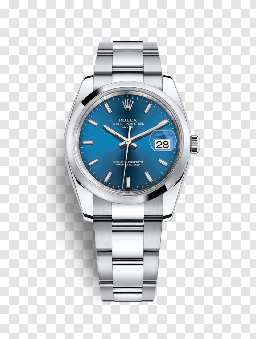 Rolex Datejust Oyster Perpetual Date Automatic Watch - Silhouette Transparent PNG