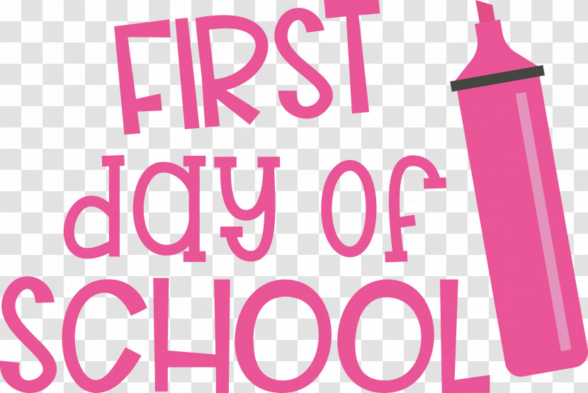 First Day Of School Education School Transparent PNG