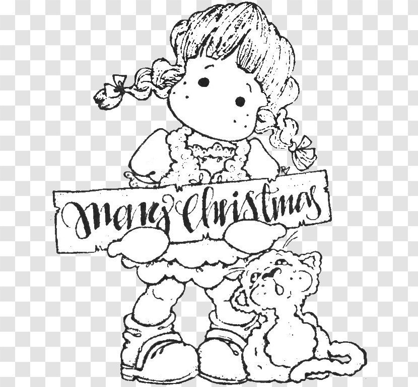 Little Christmas Coloring Book Santa Claus Rudolph - Cartoon Transparent PNG