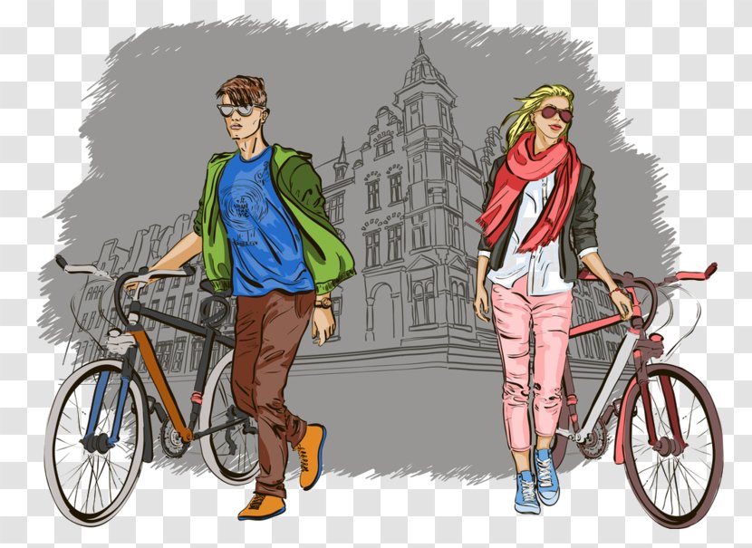 Bicycle Cartoon - Part Accessory Transparent PNG