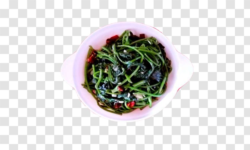 Namul Fried Sweet Potato Vegetable - Pepper Leaves Transparent PNG