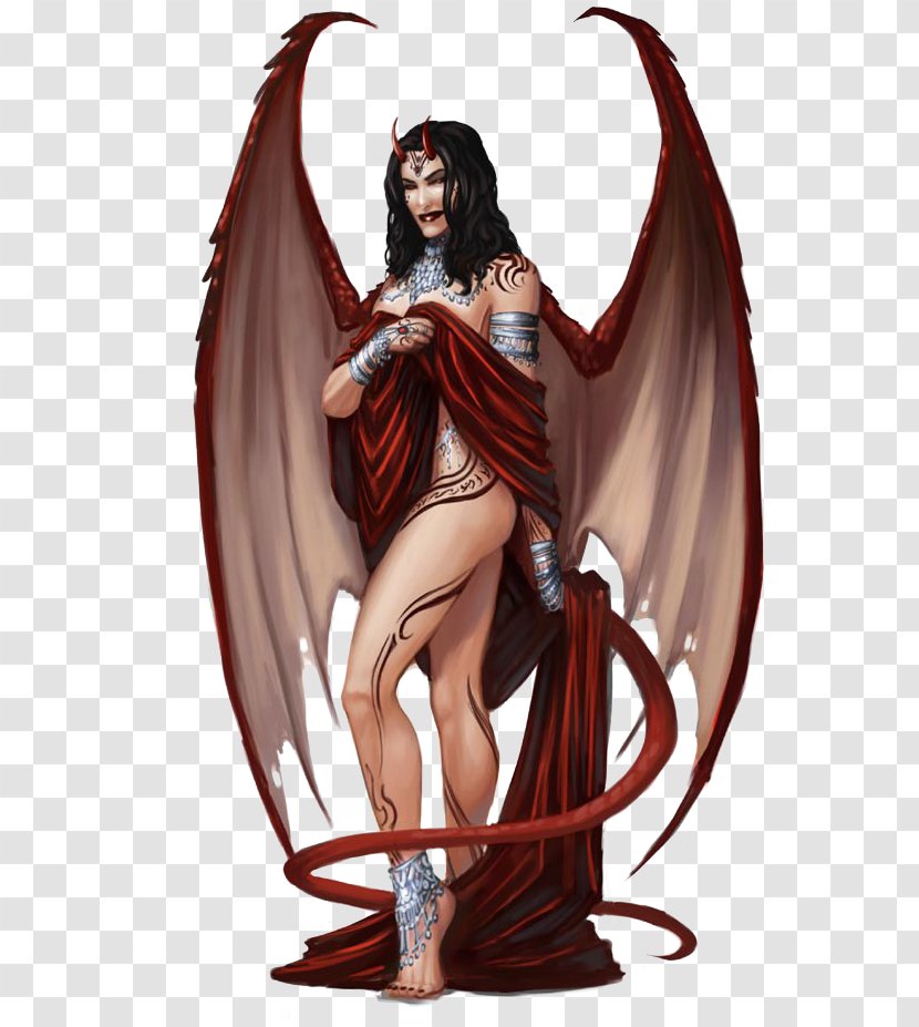 Pathfinder Roleplaying Game Succubus Incubus Dungeons & Dragons Demon - Cartoon Transparent PNG