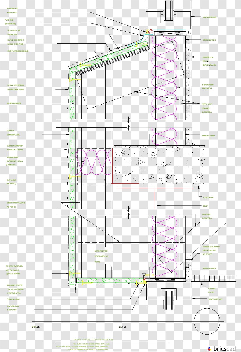 Spandrel Wall Building Floor Plan - Engineering Transparent PNG