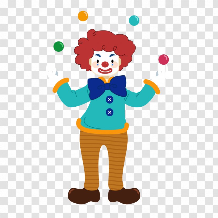 Clown Performance - Laughter - Vector Juggling Transparent PNG
