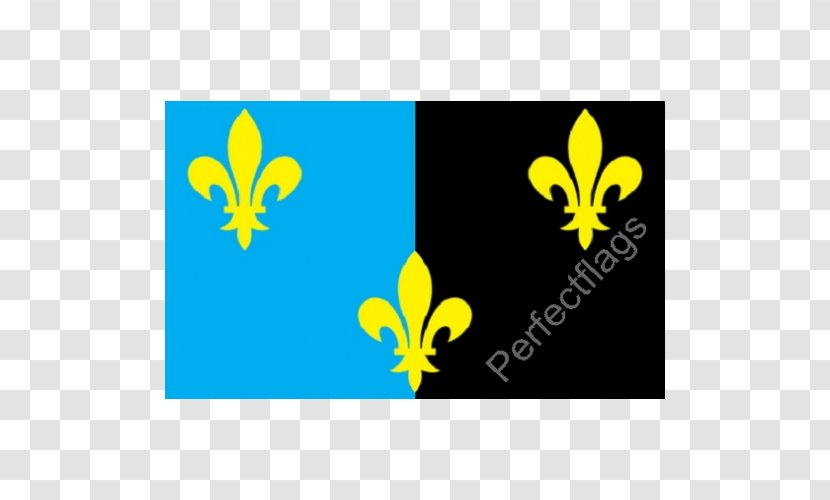 Flag And Coat Of Arms Île-de-France Centre Region, France - Flowering Plant - Wales Transparent PNG