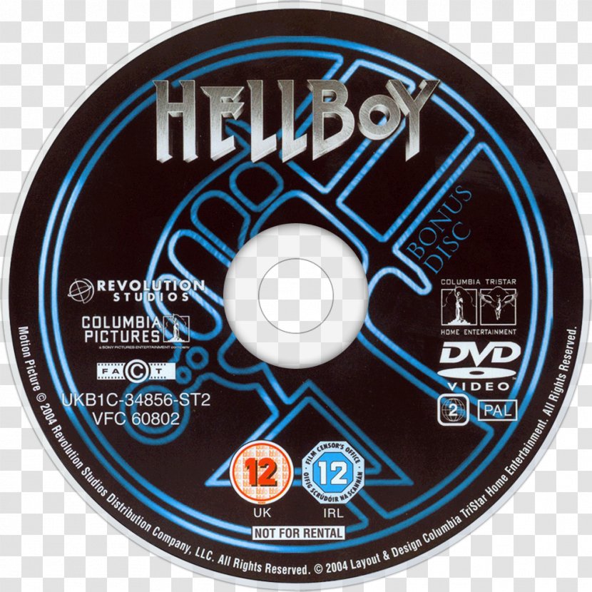 Compact Disc Hellboy DVD Columbia Pictures - Data Storage Device Transparent PNG